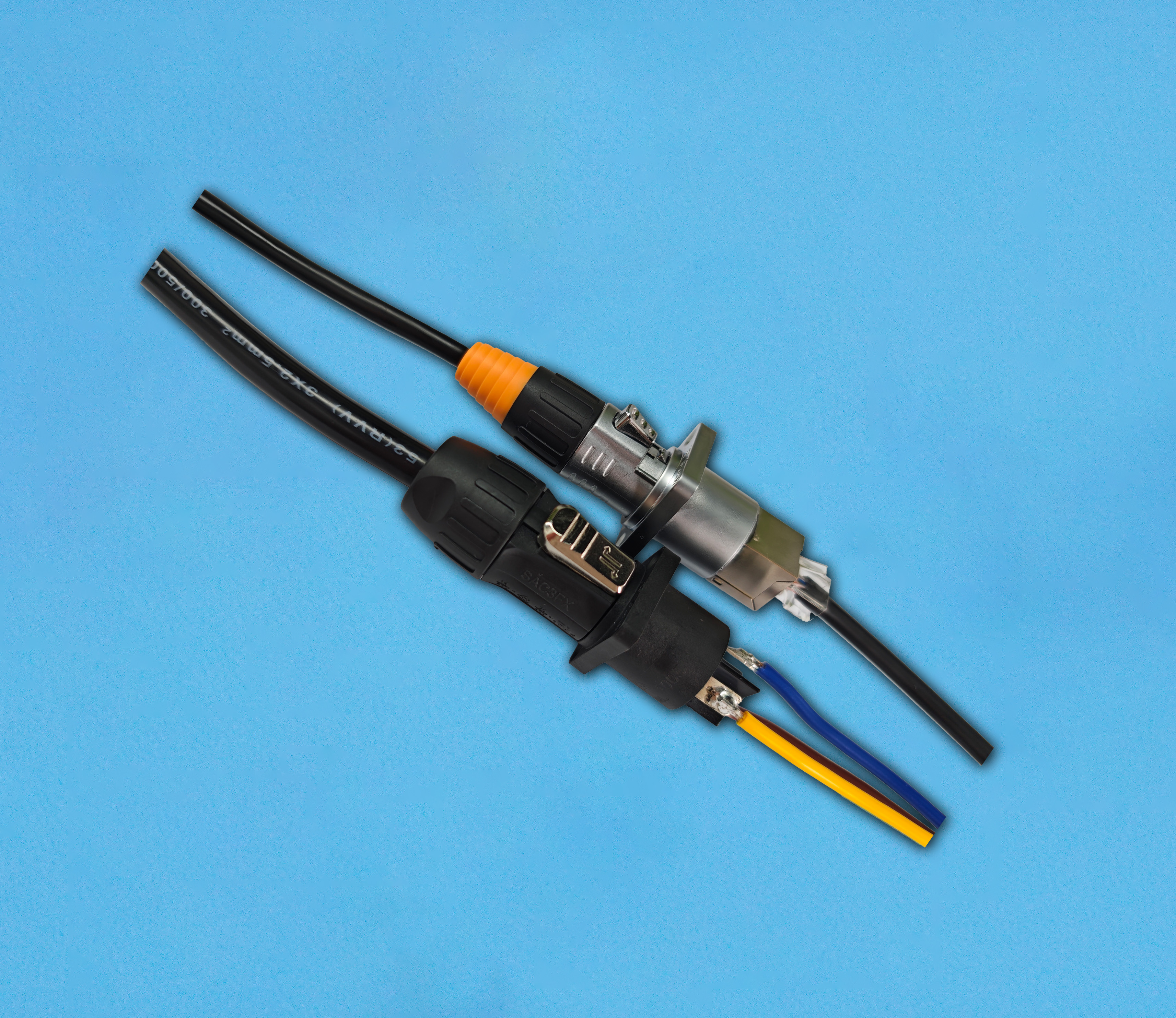 HAC电源+RJ45-03信号 线对板